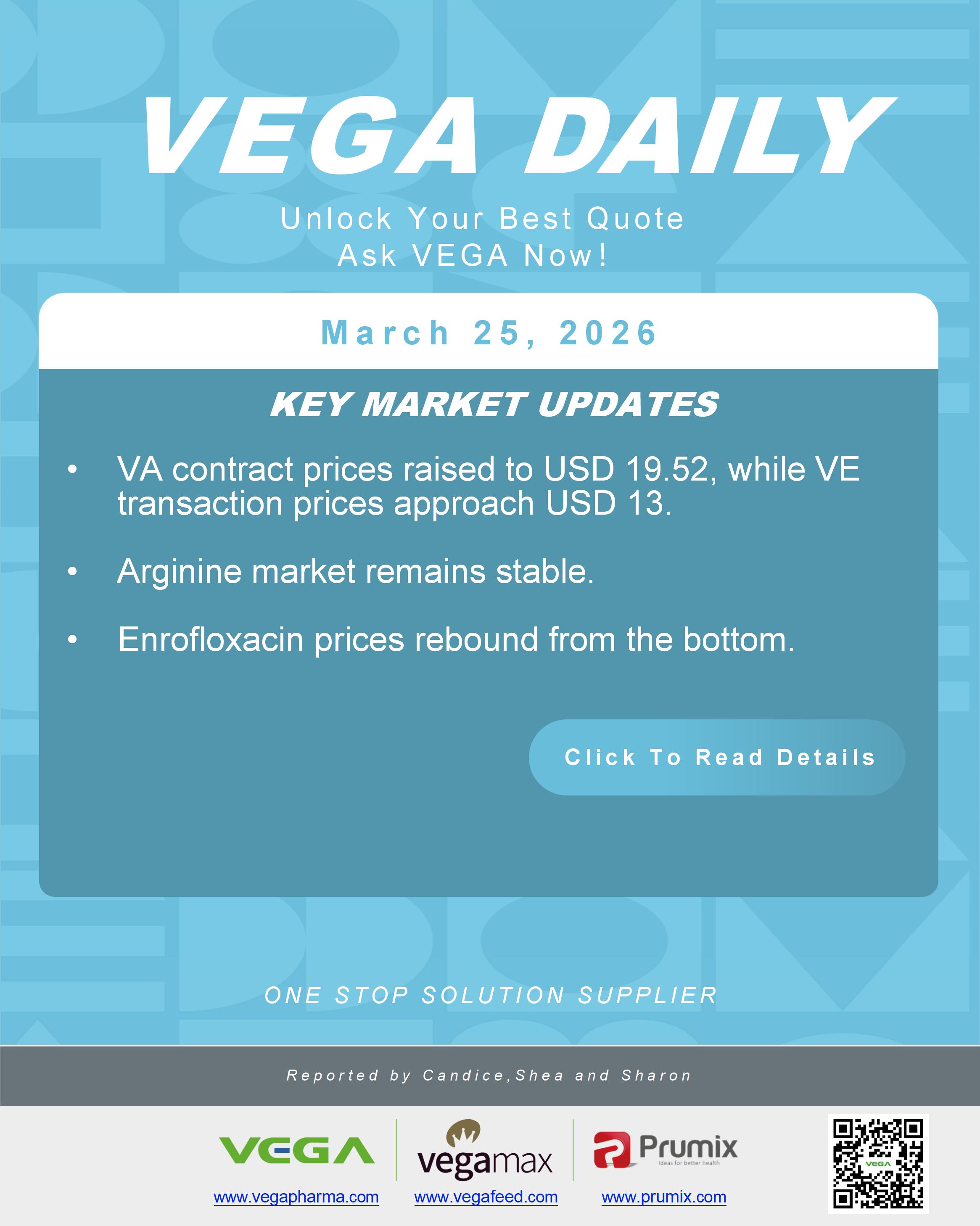 VEGA Daily 20260325 VA VE Arginine Enrofloxacin Update.jpg